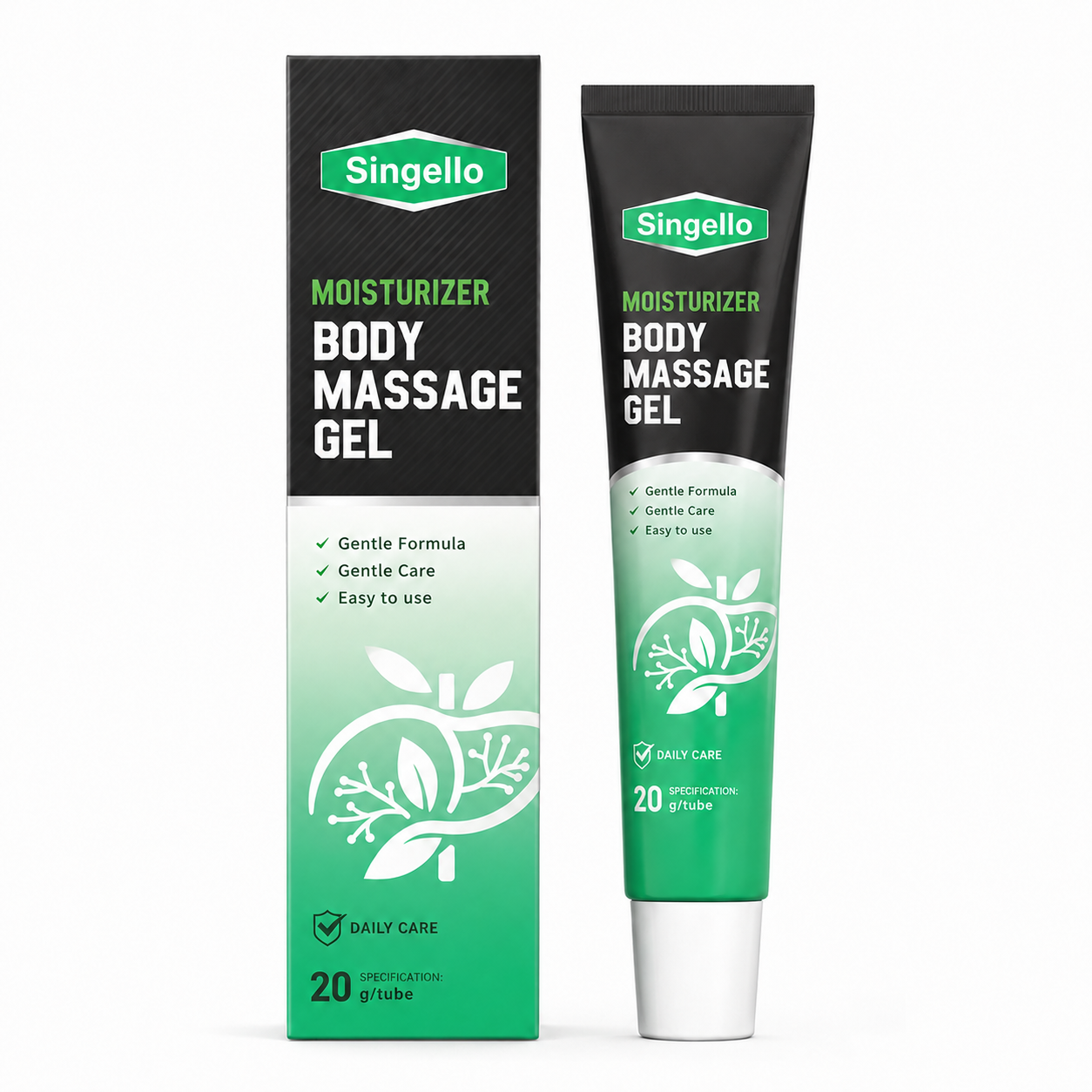 Singello® Natural Herbal Massage Gel — Gentle Soothing & Relaxing Care Formula